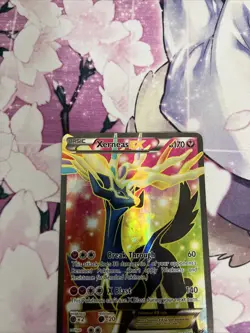 Pokemon TCG Xerneas EX Ultra Rare Holo Card 146/146 XY Base Set Lightly Played - Image 3