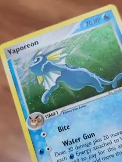 Pokemon TCG English Card Pop Series 3 Vaporeon 6/17 Holo Rare - LP! - Image 2