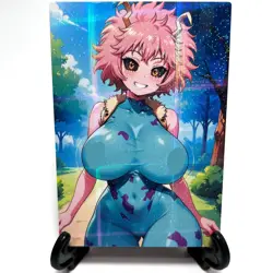 My Hero Academia Mina Ashido Sexy Anime Waifu Girl Lewd Goddess Story Art Card - Image 1