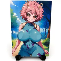 My Hero Academia Mina Ashido Sexy Anime Waifu Girl Lewd Goddess Story Art Card - Image 2