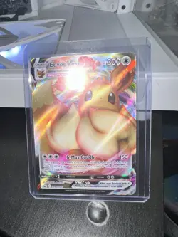 Pokemon TCG Eevee VMAX SWSH087 Shining Fates Promo Card NM Condition - Image 1