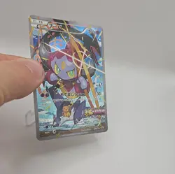 Hoopa 155/XY-P Japanese Pokemon Promo w/ Pikachu & Shiny Rayquaza Card - Image 2
