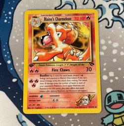 Blaine's Charmeleon 31/132 1st Edition Gym Challenge WOTC Pokemon TCG Card NM/LP - Image 1