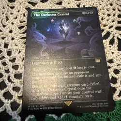 MTG Final Fantasy English The Darkness Crystal Borderless 0335 Foil - Image 1