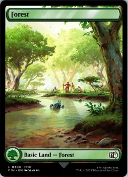 Forest (0308) - Normal - L - - Extended Art - FINAL FANTASY - #308 - NM - MTG - Image 1