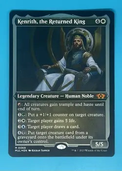 Mtg Kenrith, the Returned King (Foil Etched) March of the Machine - Image 1
