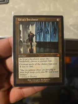 MTG Dominaria Remastered Urza's Incubator Retro Frame M/NM Never Played - Image 1