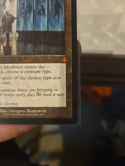 MTG Dominaria Remastered Urza's Incubator Retro Frame M/NM Never Played - Image 4