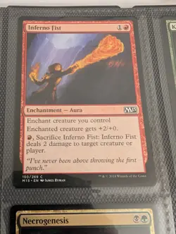 1x Inferno Fist - NM English MTG - Magic 2015 (G) - Image 1
