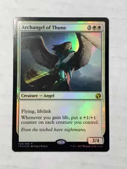 Archangel of Thune - Foil - Iconic Masters - Magic The Gathering - MTG NM - Image 1