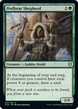 1x Owlbear Shepherd - Foil MTG Commander Legends: Battle for Baldur's Gate NM Ma - Image 1