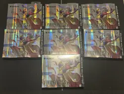 MAGIC THE GATHERING MTG FINAL FANTASY COLLECTOR BOOSTER OMEGA BOX LOT OF 7 - Image 1