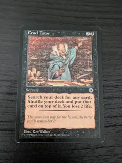MTG Cruel Tutor - Portal - LP - Image 1