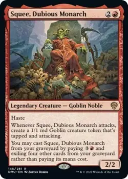 Squee, Dubious Monarch - Light Play MTG Dominaria United - Image 1