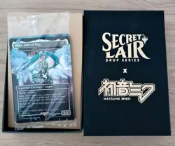 Hatsune Miku Winter Diva English Foil MTG Collectible Card Game Card - Image 1