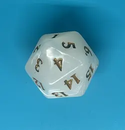MTG March of the Machine White Spindown Dice D20 - Image 2
