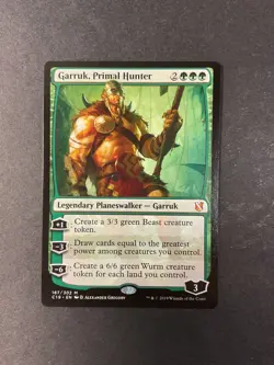 Garruk, Primal Hunter - Commander 2019 - Magic the Gathering - MTG - Image 1