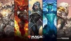 Mana Coloring MtG Playmat Wars of the Spark B Rubber - Image 1