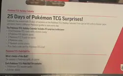 NEW Pokemon TCG 2025 Holiday Calendar Pokeball Bundle Stickers COSTCO Exclusive - Image 4