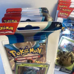 Pokemon TCG Paradox Rift Checklane Blister Booster W/ Promo/Coin (Damaged) - Image 2