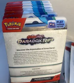 Pokemon TCG Paradox Rift Checklane Blister Booster W/ Promo/Coin (Damaged) - Image 3