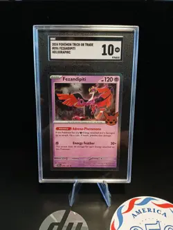 SGC 10 Fezandipiti : Pokemon : Trick or Trade 2024 : 096/167 GEM MINT HOLO - Image 1
