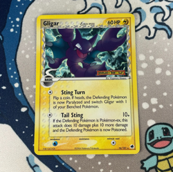 Gligar 16/101 Reverse Holo Rare EX Dragon Frontiers Stamped Pokemon 2006 NM/LP - Image 1