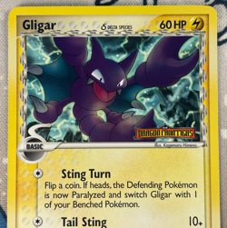 Gligar 16/101 Reverse Holo Rare EX Dragon Frontiers Stamped Pokemon 2006 NM/LP - Image 2