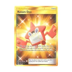 Pokemon Pokemon Sun & Moon Base Set Rotom Dex (SR) (SR) #159 (Holo) NM - Image 1