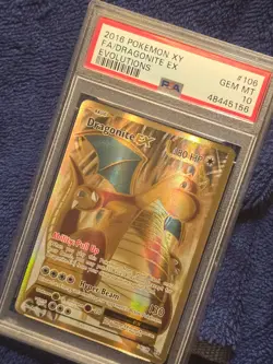 2016 Pokemon XY #106 FA Dragonite EX Evolutions Gem Mint PSA 10 - Image 2