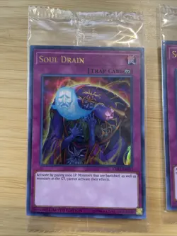 Soul Drain - LART-EN011 - Ultra Rare Near Mint Yugioh Promos Sealed NM - Image 2