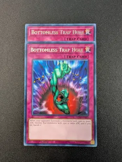 Bottomless Trap Hole GEIM-EN045 Rare NM 1st Edition 2x Yugioh Set - Image 1