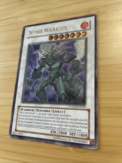 Yugioh Nitro Warrior TDGS-EN039 Unlimited Edition Ultimate Rare NM - Image 3