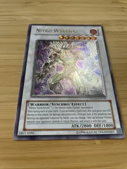 Yugioh Nitro Warrior TDGS-EN039 Unlimited Edition Ultimate Rare NM - Image 4