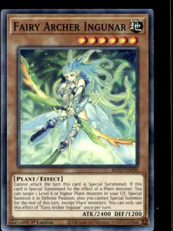 YuGiOh Fairy Archer Ingunar BLVO-EN030 1st Edition - Image 1