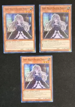 Yugioh Ghost Belle & Haunted Mansion - 3x Playset - SDCB-EN015 - Common - 1st Ed - Image 1