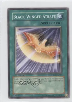 Black-Winged Strafe 1st Ed. YuGiOh The Shining Darkness #TSHD-EN045 2010 READ - Image 1