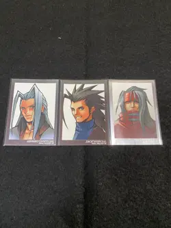 Sephiroth Zack Vincent Final Fantasy VII Trading Card Game Square Enix Japanese - Image 2