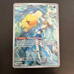 Misty's Psyduck 193/182 Illustration Rare 2025 Destined Rivals Pokemon Card LP - Image 1