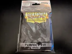 Dragon Shield Perfect Fit Smoke Sleeves 100 ct. Standard! MTG Card Protectors! - Image 1