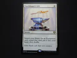 Steelshaper's Gift NM [Commander Masters] Mtg Magic Free Tracking! - Image 1