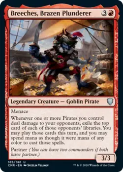 4x Breeches, Brazen Plunderer MTG Commander Legends NM Magic Regular - Image 1