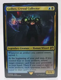 Golbez, Crystal Collector (FOIL) R #225 MTG Final Fantasy FIN EN FF4 FFIV RARE - Image 1
