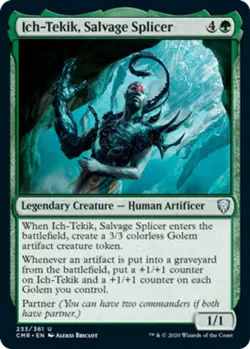 4x Ich-Tekik, Salvage Splicer MTG Commander Legends NM Magic Regular - Image 1
