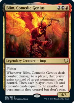 4x Blim, Comedic Genius MTG Commander Legends NM Magic Regular - Image 1