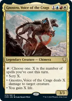 4x Gnostro, Voice of the Crags MTG Commander Legends NM Magic Regular - Image 1