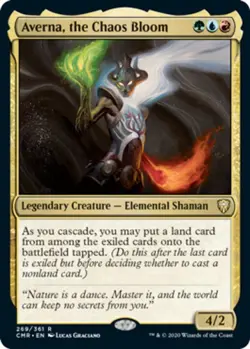 4x Averna, the Chaos Bloom MTG Commander Legends NM Magic Regular - Image 1