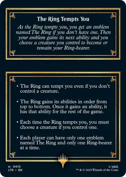 MTG - The Ring Helper Card x2 - LTR 0013 - Lord of the Rings Magic the Gathering - Image 2