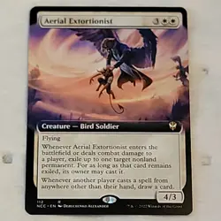 Aerial Extortionist Extended Art NCC 112 MTG Streets of New Capenna Commander - Image 1