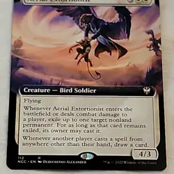 Aerial Extortionist Extended Art NCC 112 MTG Streets of New Capenna Commander - Image 2
